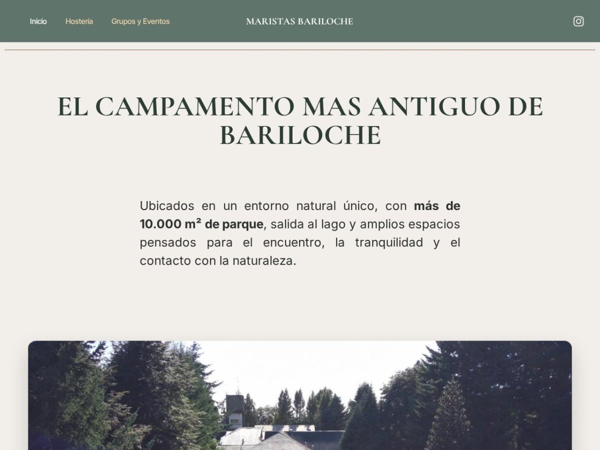 Sitio web de Maristas Bariloche