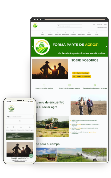 Sitio web de Agro 51